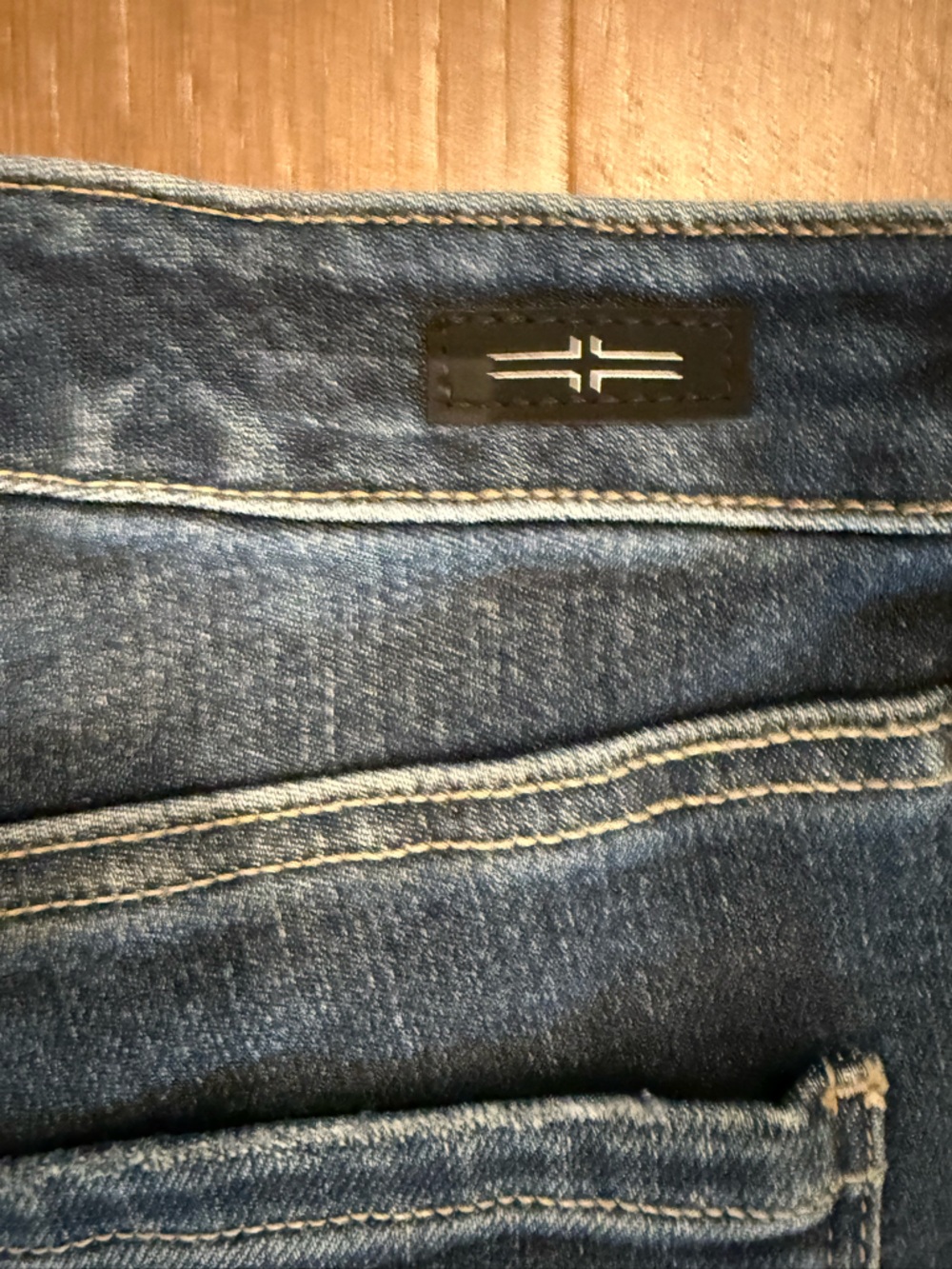 Liverpool Dark Blue Charlie Cropped Skinny Jeans with Cuffed Hem Soft - Picture 7 of 15